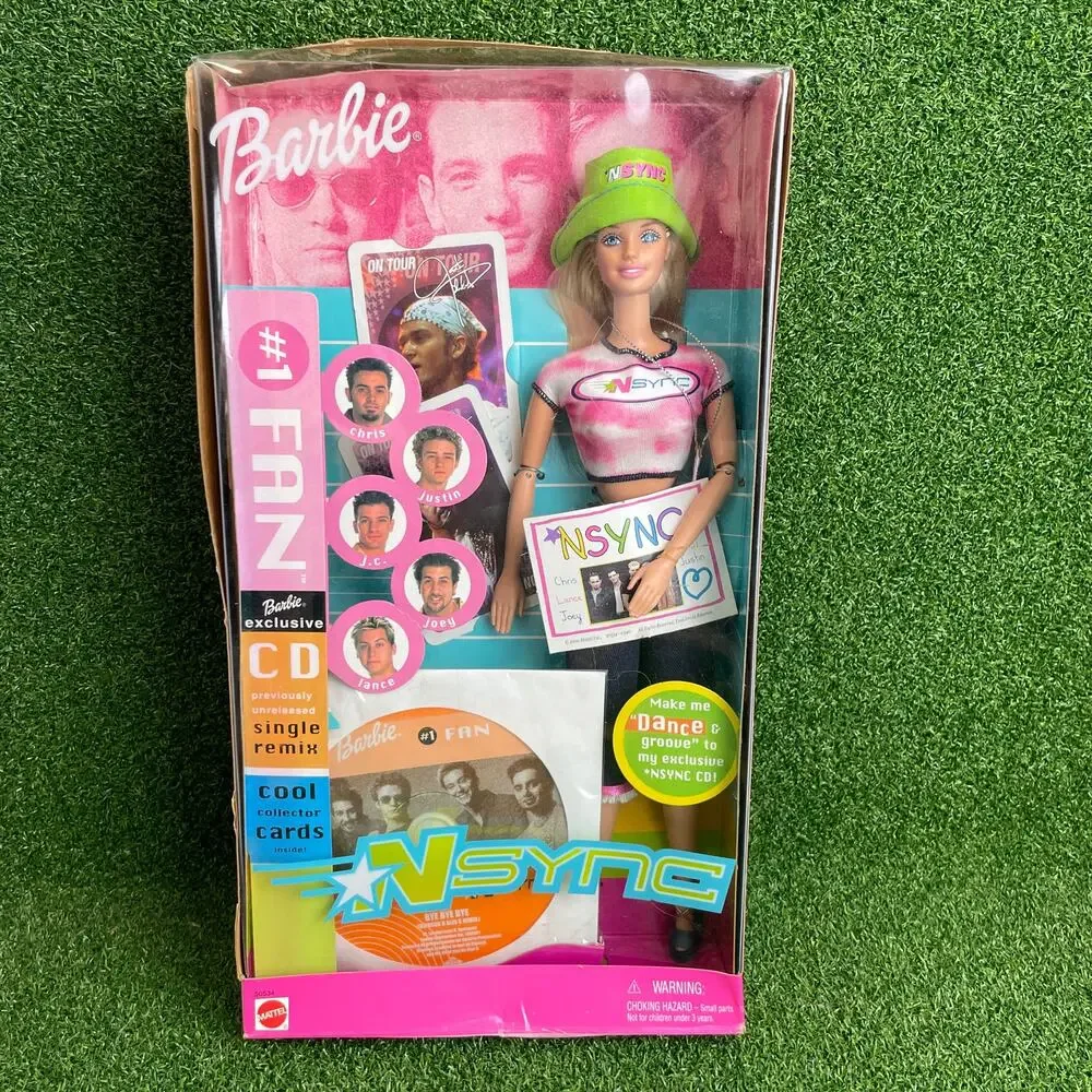 Vintage 2000 Mattel NSYNC #1 Fan Barbie Doll